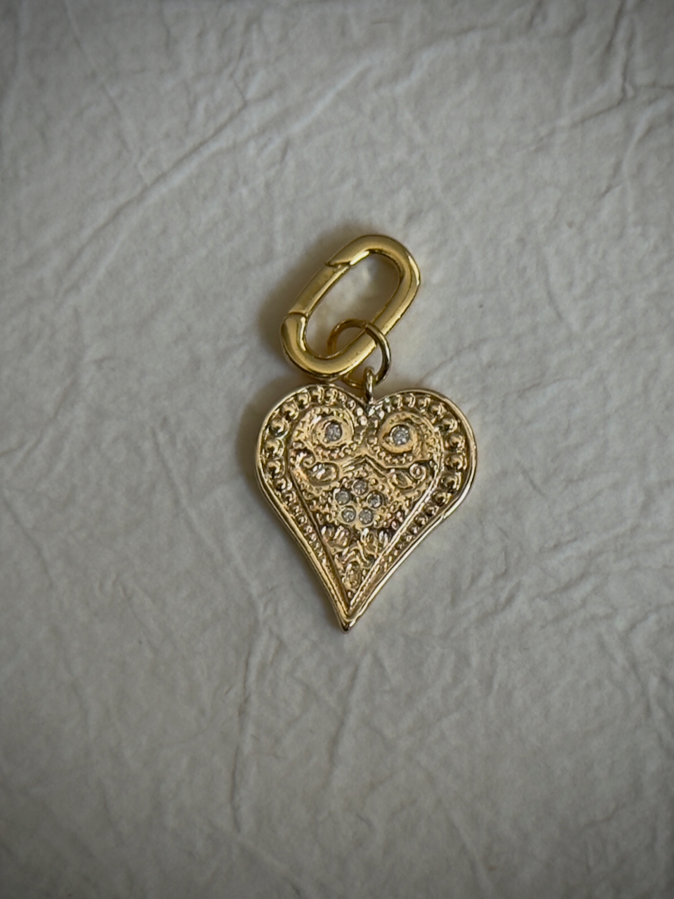 Heart of Gold Digger Charm