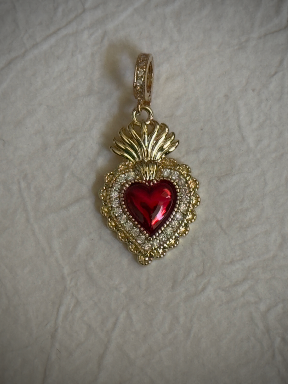 Heart of the Crown Charm